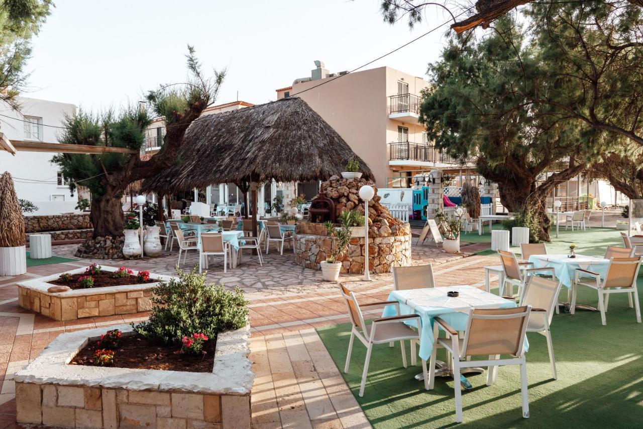 Troulakis Beach Hotel Agia Marina Dış mekan fotoğraf