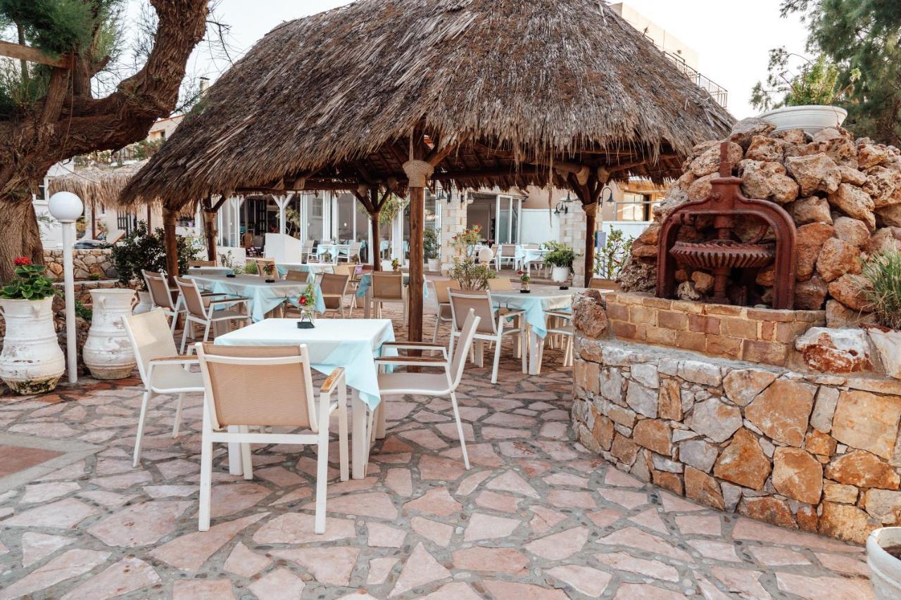 Troulakis Beach Hotel Agia Marina Dış mekan fotoğraf