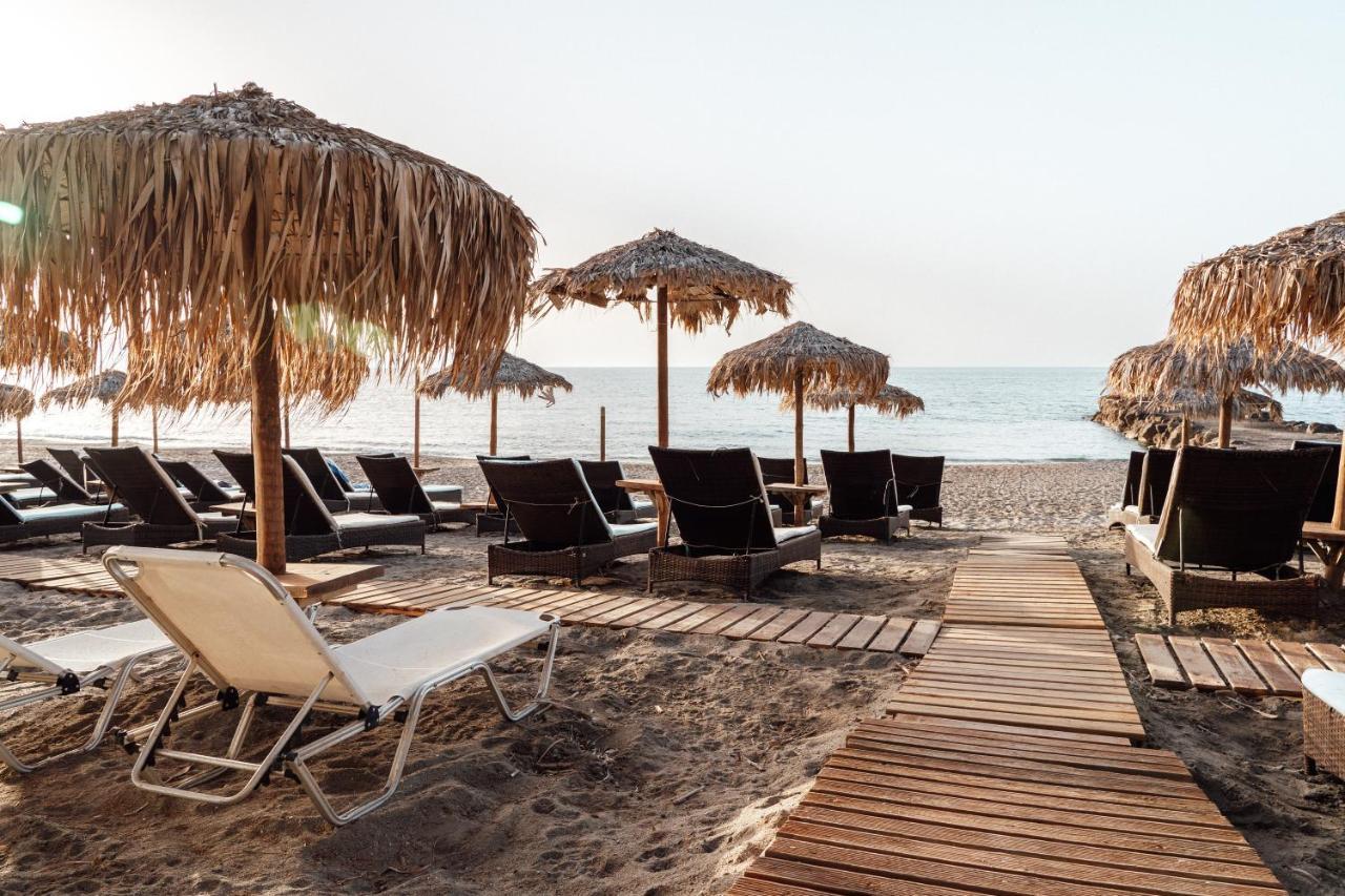 Troulakis Beach Hotel Agia Marina Dış mekan fotoğraf