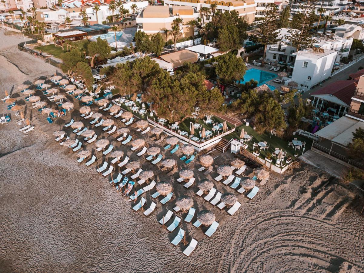 Troulakis Beach Hotel Agia Marina Dış mekan fotoğraf